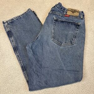 Wrangler Men's Jeans 36x30 WORK PANTS Classic Fit straight Leg Denim